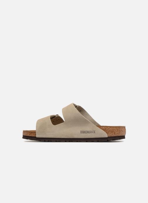 birkenstock arizona cuir suede soft footbed w