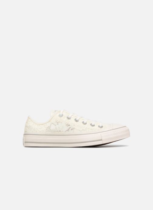 converse flower lace white