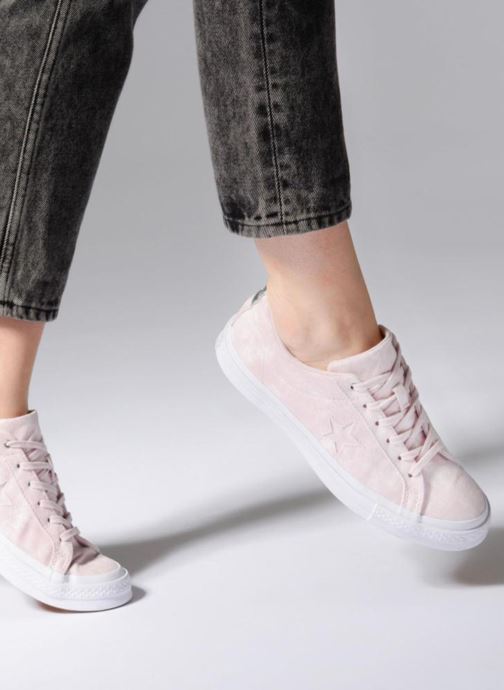 converse one star peached wash low top