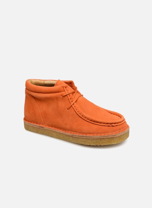 Schnürschuhe Tinycottons TC Suede boot orange detaillierte ansicht/modell