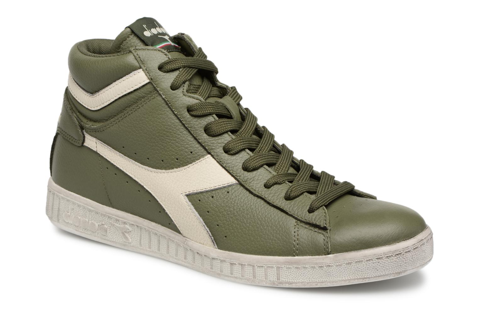 diadora game l high donna verde