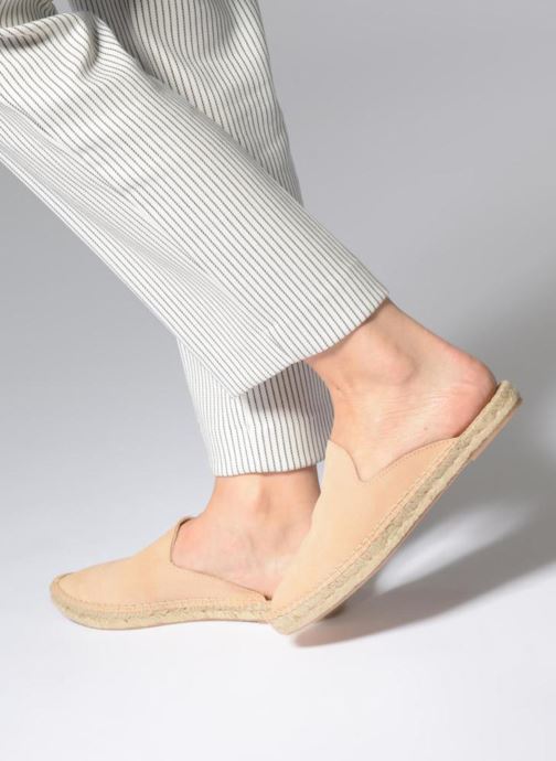 333746 amp; Pantoletten beige W Leather Cala Mala Clogs 1789 xC8Uqn
