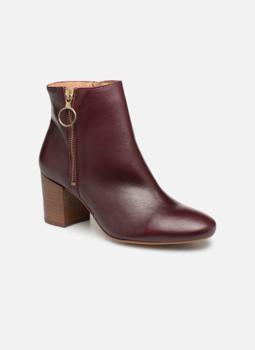 Bensimon Boots Stiefeletten amp; weinrot 335513 Bottines Zippees 1wUq1F