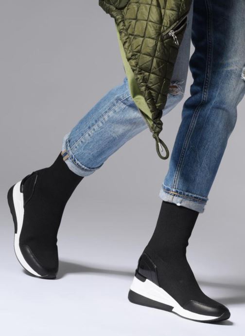 grover knit sneaker boot