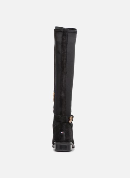 tommy hilfiger th buckle high boot stretch