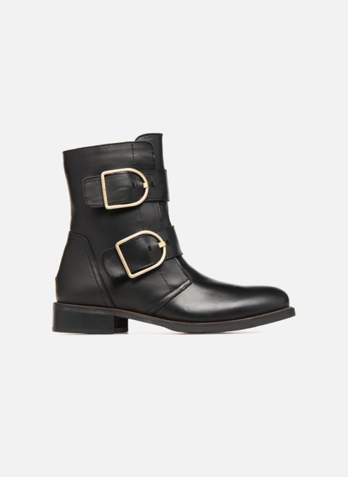 tommy hilfiger oversized buckle flat boot