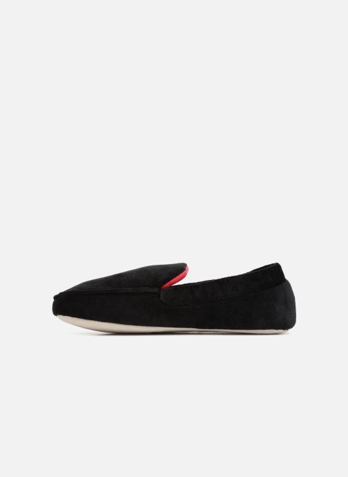 Chez 336105 noir Mocassin Chaussons H Velours Isotoner qwBXgB