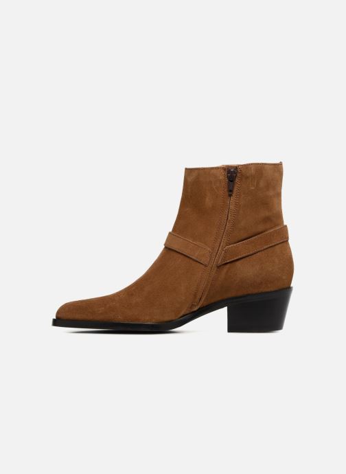 Lance Bottines Chez Harnais Jane 336248 Zip marron 5 Boots Boot Free Et dagqd