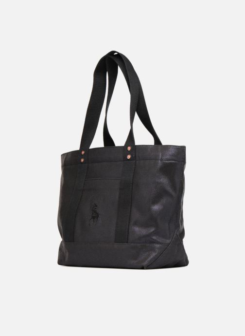 Polo Sacs Ralph bleu Lauren Pp 336417 Tote Main Chez Canvas À rxrCZFwXq7