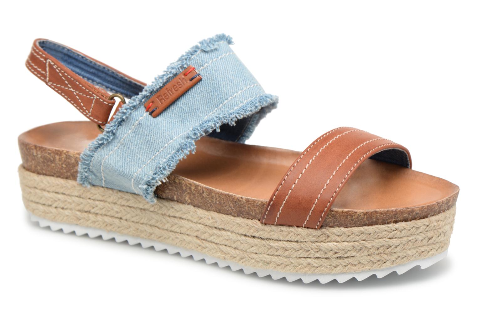 Sarenza pieds nu Sandales 64430 Bleu chez et 337316 Refresh 0wXTPqw