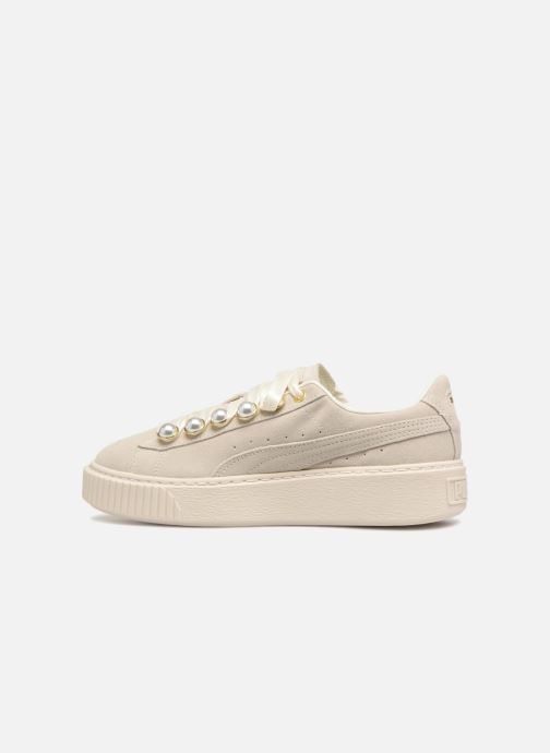 puma platform beige