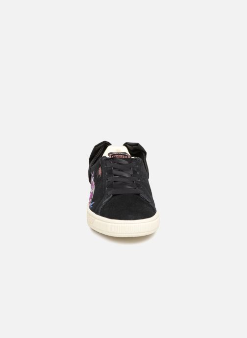 Suede Bow FlowerynoirBaskets Chez Puma Sarenza337410 L3Rq4S5jcA