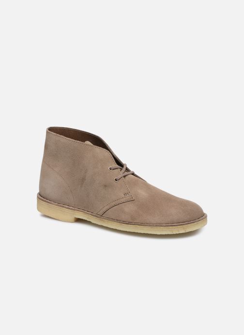 Clarks Originals Desert Boot M Beige Boots En Enkellaarsjes Chez Sarenza 432884
