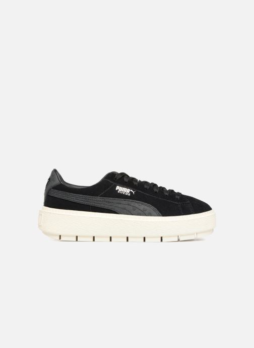 puma suede platform trace nere