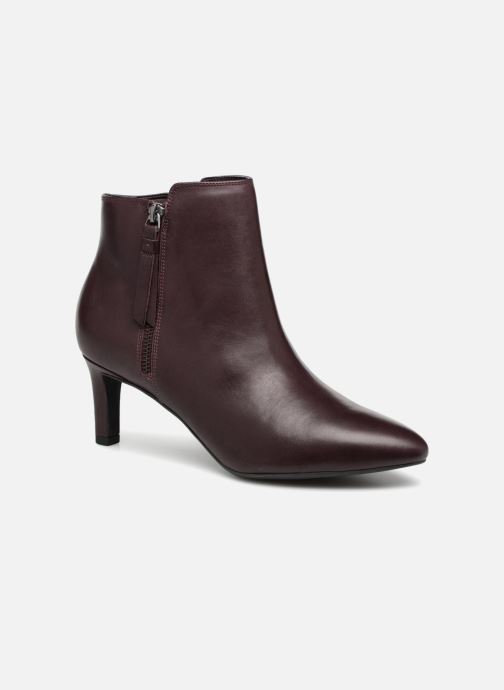 clarks purple ankle boots