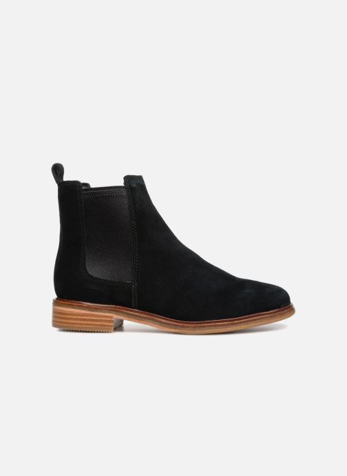 clarks black arianna leather boots