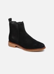clarks black arianna leather boots
