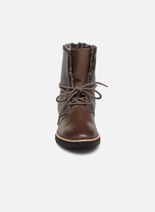 Clarks braun Pearl 360008 amp; Boots Sharon Stiefeletten OOqwCB