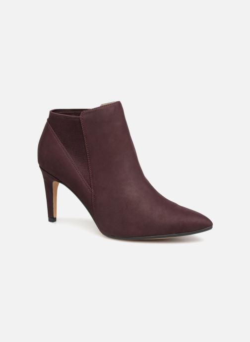clarks purple ankle boots