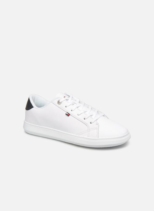 tommy hilfiger essential leather detail cupsole