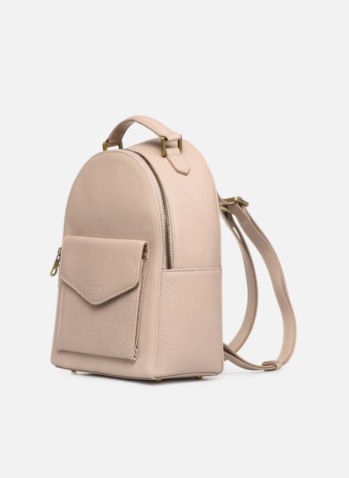 beige Hexagona Sac Chez A 351115 Dos Inaya Zaini Cuir wRARgqWH