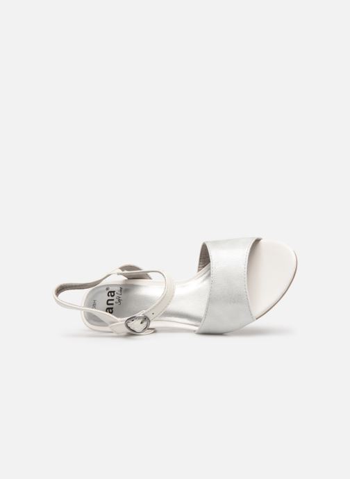 Mia Sandales blanc 351877 Jana Chez pieds Nu Et Shoes qaFUPwHp
