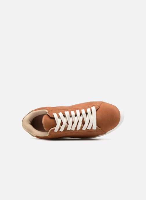 Cuir Baskets Premium Unies En braun Sneaker Monoprix 352683 HZtzxnTH
