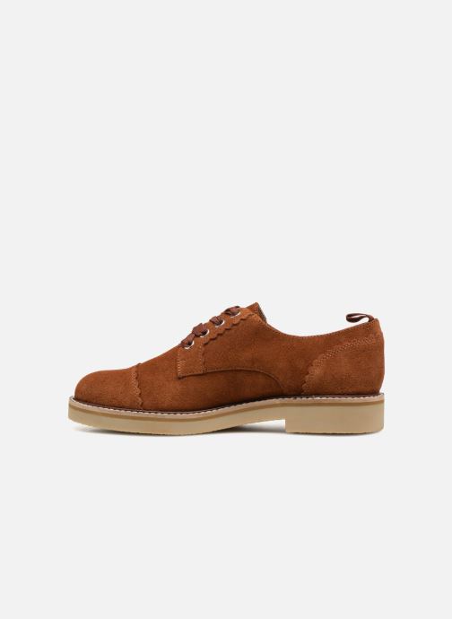 Cuir Monoprix Croute Derby braun De 352688 Premium Schnürschuhe nAIArqE7xw