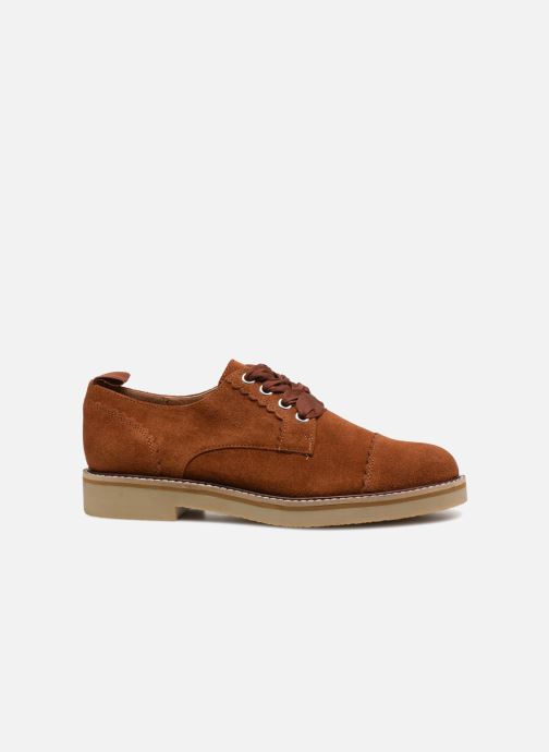 Cuir Monoprix Croute Derby braun De 352688 Premium Schnürschuhe nAIArqE7xw