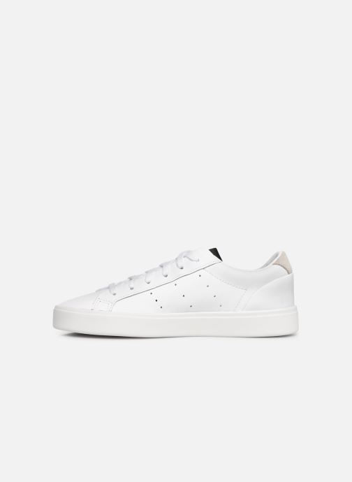 adidas sleek femme blanche