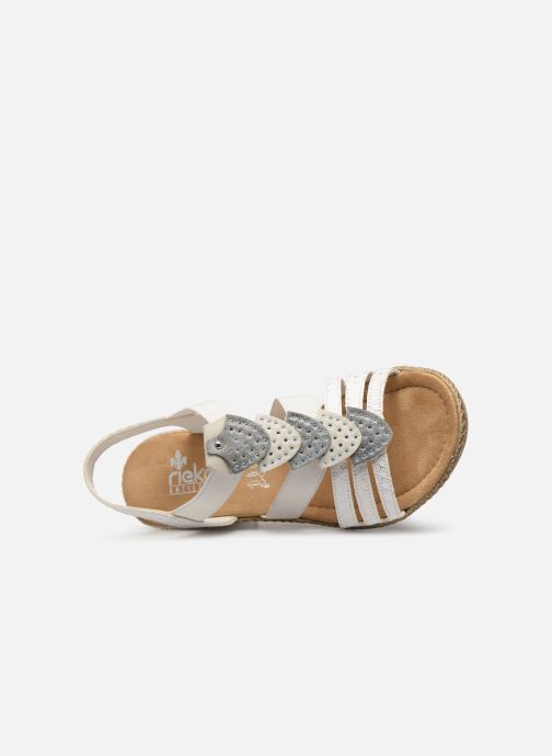 Sandales Weiss 66514 pieds Rieker Grace silber Et Nu zqUpjLMVSG