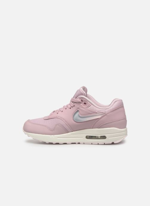 air max 1 femme noir et rose