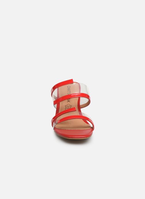 358028 Clogs Chattawak amp; rot Lupin Pantoletten BqwB7xY1z