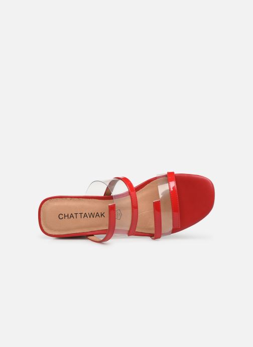 358028 Clogs Chattawak amp; rot Lupin Pantoletten BqwB7xY1z
