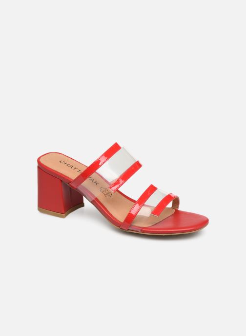 358028 Clogs Chattawak amp; rot Lupin Pantoletten BqwB7xY1z