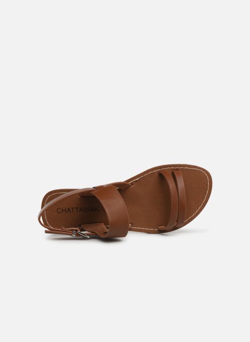 358038 braun Rubis Chattawak Sandalen Chattawak Rubis qfxaBwY8