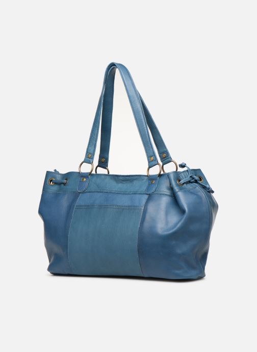 Pieces Borse azzurro Leather Beth 358134 Chez Bag BxWBgOvnq