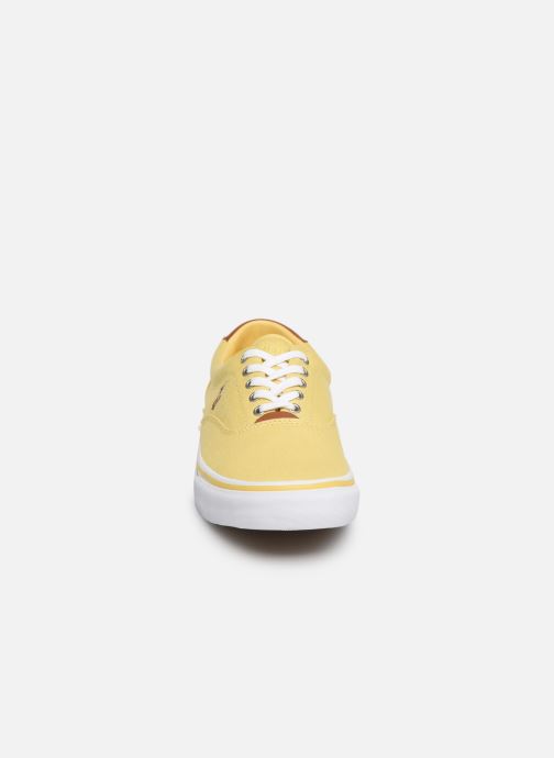 Thorton Chez Polo Washed Ralph Lauren jaune vulc Sneaker Baskets 358276 Twill qEOgEw