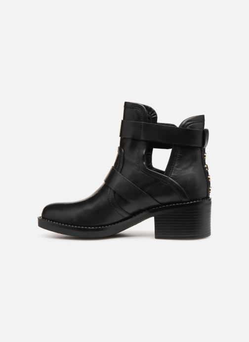 Guess Chez Stivaletti Fonzie 359503 nero Tronchetti E CBwqB8Ux1