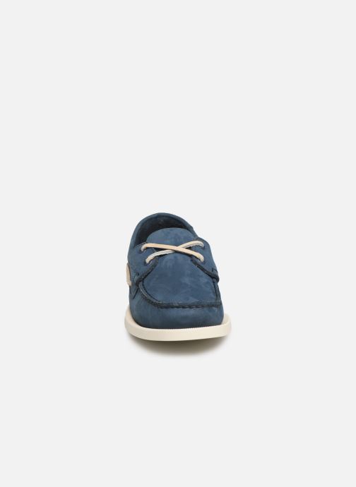 Sebago Blue Navy À Portland Docksides Chaussures Lacets Nubuck Lq3A5j4R