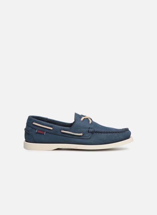 Sebago Blue Navy À Portland Docksides Chaussures Lacets Nubuck Lq3A5j4R