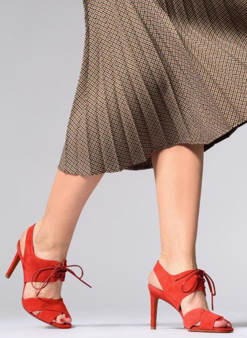 Santoni rot Emi Sandalen 360381 85 r6prEawxnv