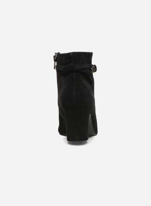 amp; 360828 Stiefeletten Femme Talon Boots Monoprix schwarz Et Boucle 80qOwS