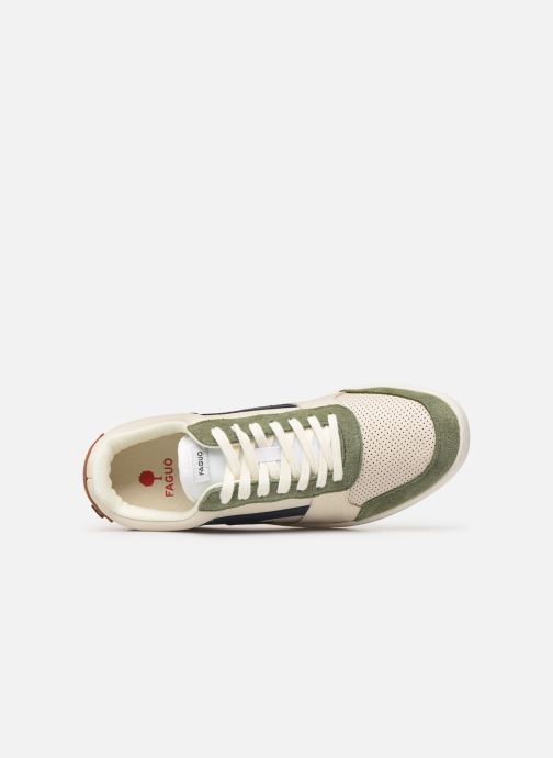 Baskets Faguo Leather Suede Whi31 Hazel Pwk8n0O