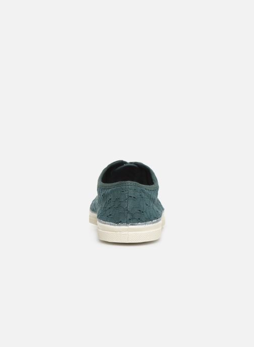 Bensimon Anglaise Broderie Tennis 361579 grün Lacet Sneaker SHqrRnS