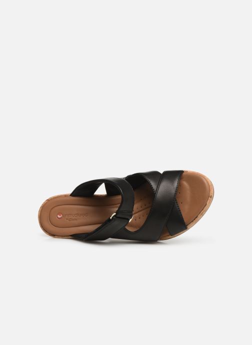Clarks Un amp; Clogs Plaza Unstructured Pantoletten 361903 Slide schwarz q7UawOWqp