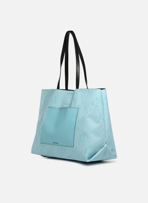 Sacs À Karl Light Kalifornia Lagerfeld Shopper Blue Main OZkXiuPT