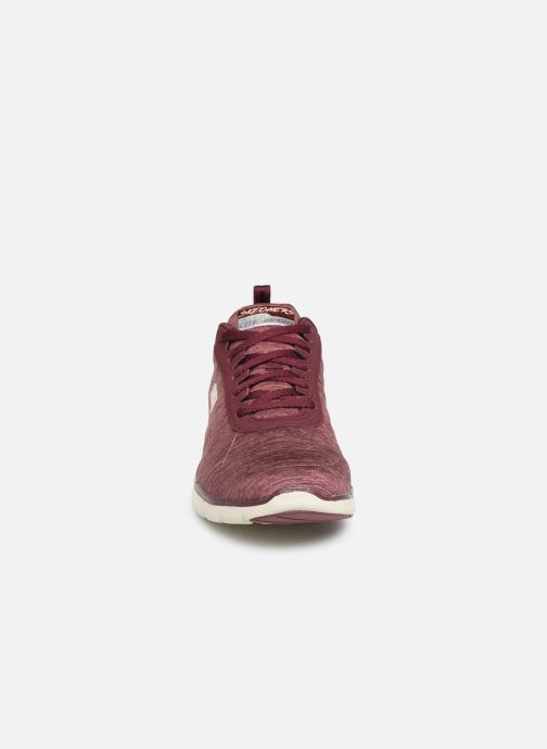 skechers go run 6 homme bordeaux