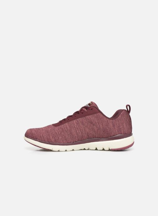 skechers go run 6 homme bordeaux