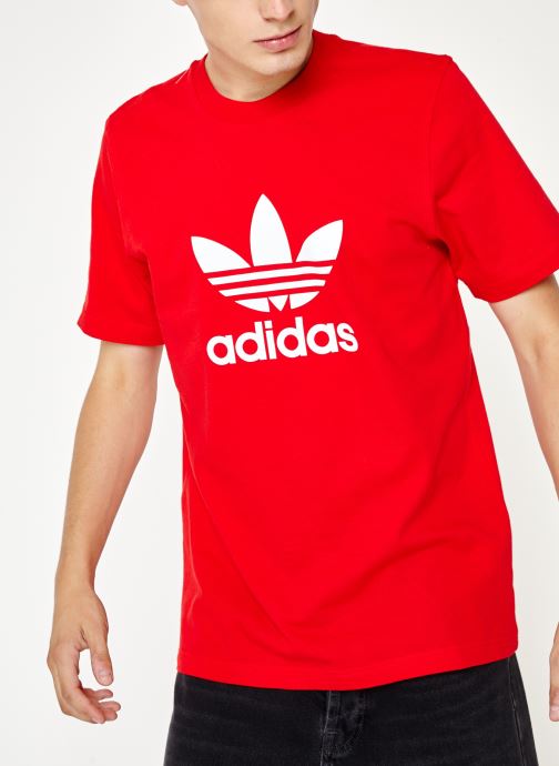 tee shirt rouge adidas